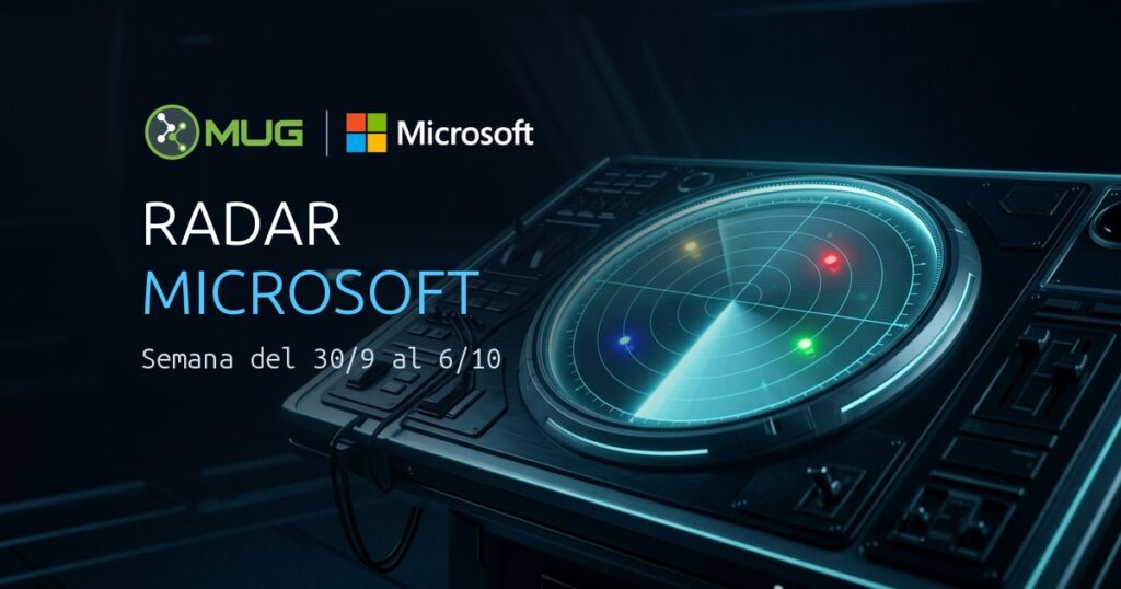 Portada de la serie Radar Microsoft con el logo de Microsoft