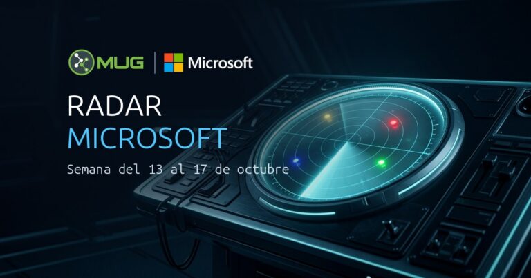 Portada de la serie Radar Microsoft con el logo de Microsoft