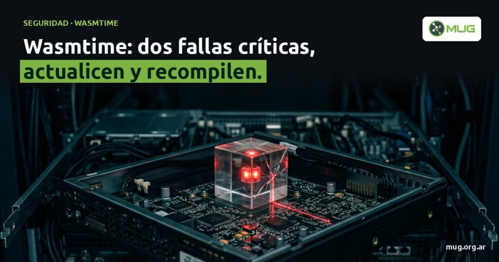 Wasmtime corrige dos fallas críticas que permiten escapar del sandbox de WebAssembly